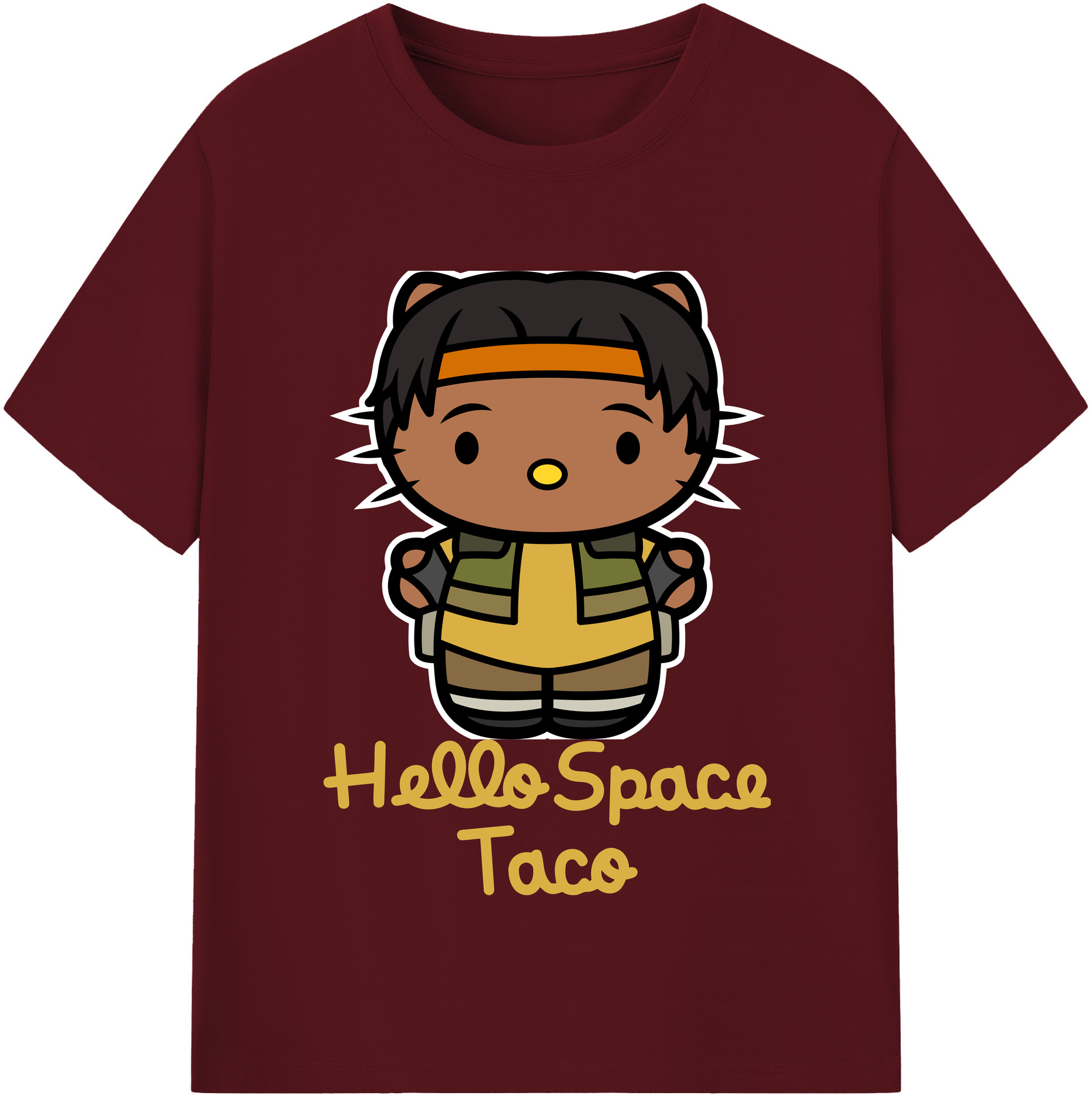 （画像用） Hello Kitty ハローキティ 綿100％半袖Tシャツ（フロントプリント）